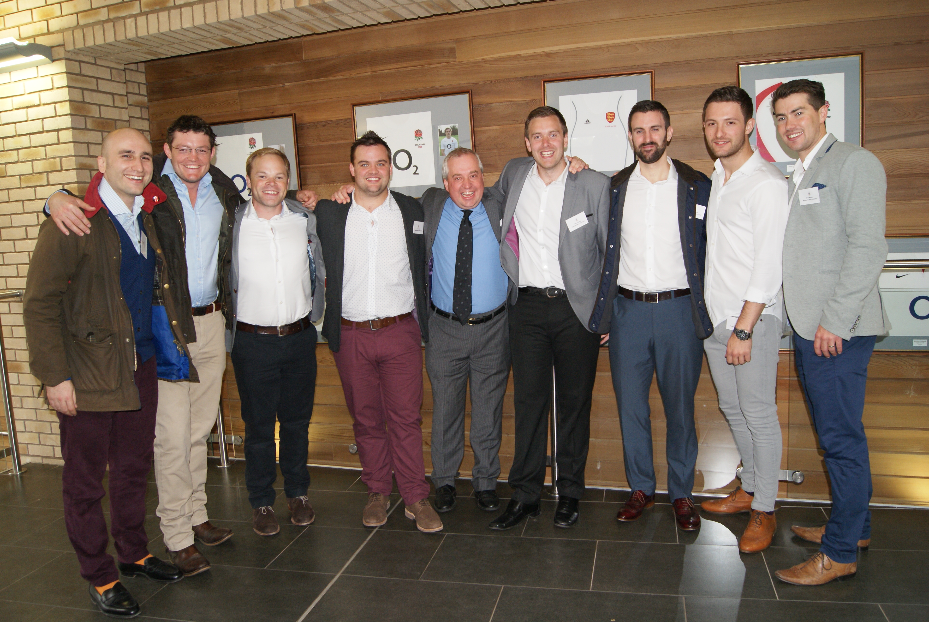 2005 Leavers' Reunion, 3/10/2015 - Levon Balayan, Jack Connolly, Richard Hile, Ross Griffiths, Dr Johns, Sam Bishop, Nicholas Dallow, Ben Jones, David Mumford